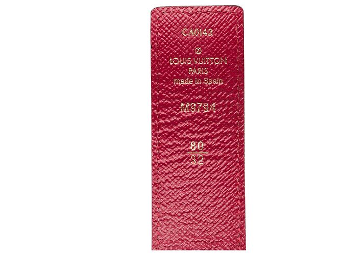 Louis Vuitton Brown Monogram Rainbow LV Initiales Wendelgürtel Braun - Ansicht 4