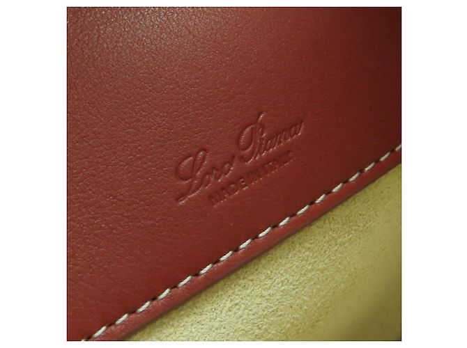 Bolsa conversível Loro Piana Mini em shearling com acabamento em couro de bezerro branco Cru - vista 5