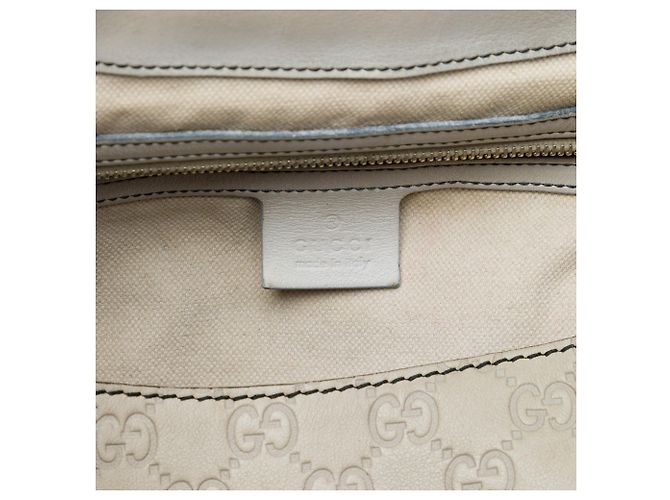 Tote Gucci Emily Large Guccissima Bianco Bianco sporco - vista 5