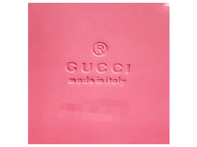 Borsa Tote in Gomma GG per Bambini Gucci Rosa - vista 5