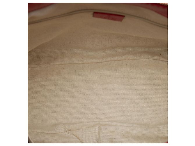 Borsa Satchel Gucci Beige GG Canvas Sukey - vista 4