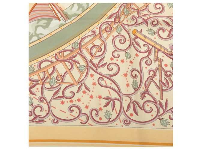 Hermès Yellow Www.hermes.com Silk Scarf 90 - view 4