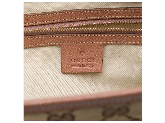 Gucci Bree Tote aus beigem GG Canvas - Ansicht 5