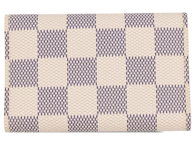 Louis Vuitton White Damier Azur 6 Key Holder Blanc - vue 2