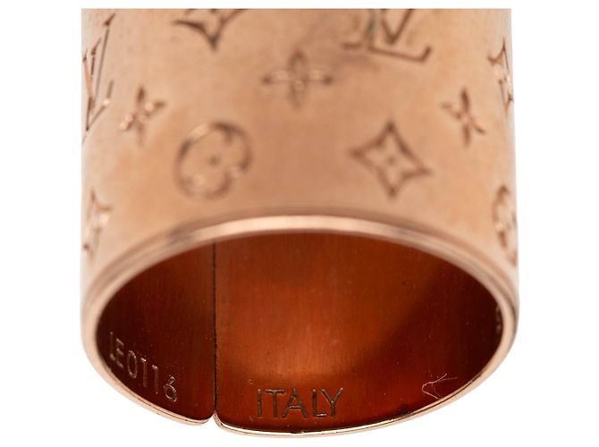Set di anelli Nanogram in ottone dorato Louis Vuitton D'oro - vista 4