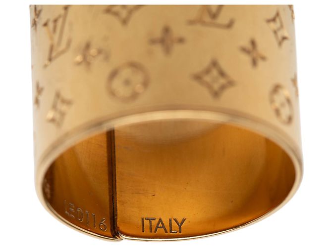 Set di anelli Nanogram in ottone dorato Louis Vuitton D'oro - vista 7