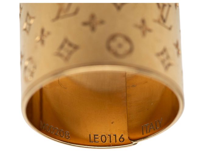 Set di anelli Nanogram in ottone dorato Louis Vuitton D'oro - vista 9
