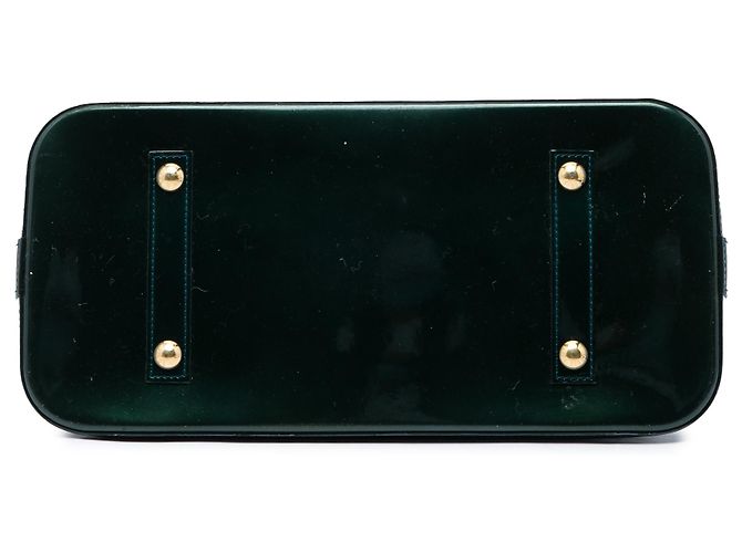 Louis Vuitton Green Monogram Vernis Alma GM Grün Dunkelgrün - Ansicht 3
