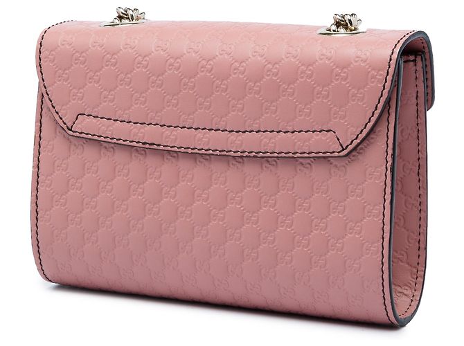 Gucci Mini Microguccissima Emily Crossbody Rosa - vista 2