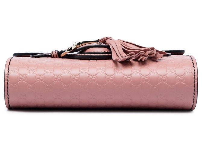 Gucci Mini Microguccissima Emily Crossbody Rosa - vista 3
