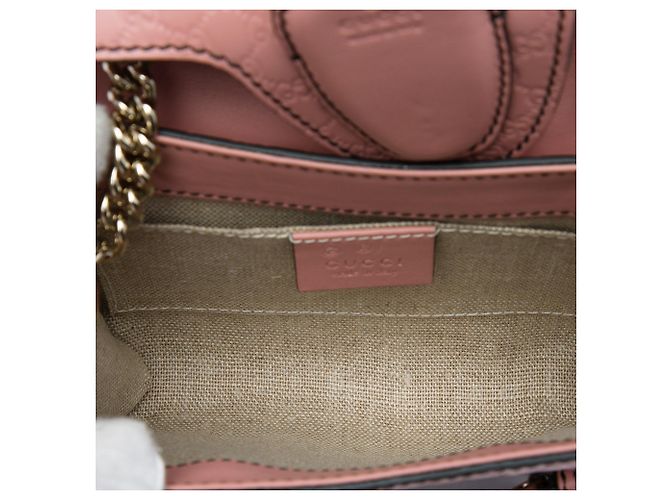 Gucci Mini Microguccissima Emily Crossbody Rosa - vista 4