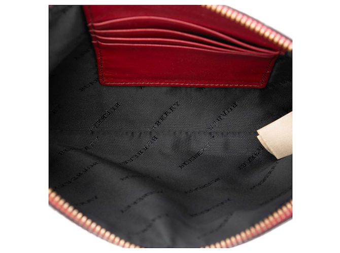 Burberry Brown House Check Canvas Derby Peyton Crossbody Marrone Marrone chiaro - vista 4