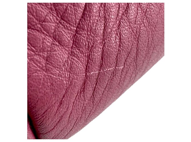 Borsa a tracolla Gucci Soho con catena e zip in pelle di vitello viola Porpora - vista 16