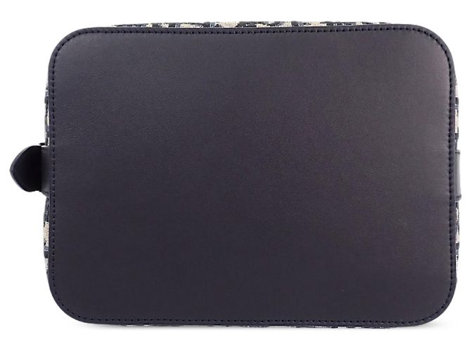 Autre Marque Borsa secchiello Diorstar piccola in tela Oblique blu Dior Blu navy - vista 4