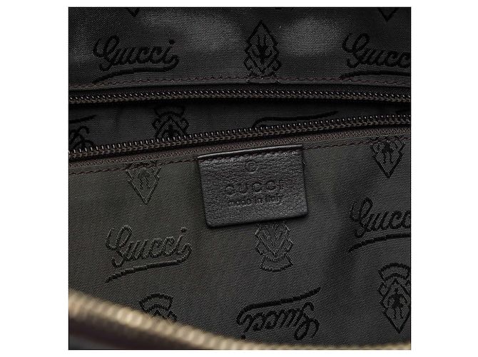 Borsa Business Gucci Brown Guccissima Marrone Marrone scuro - vista 5