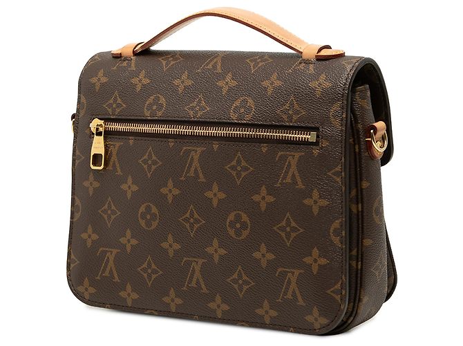 Louis Vuitton Brown Monogram Pochette Metis Marrom - vista 2