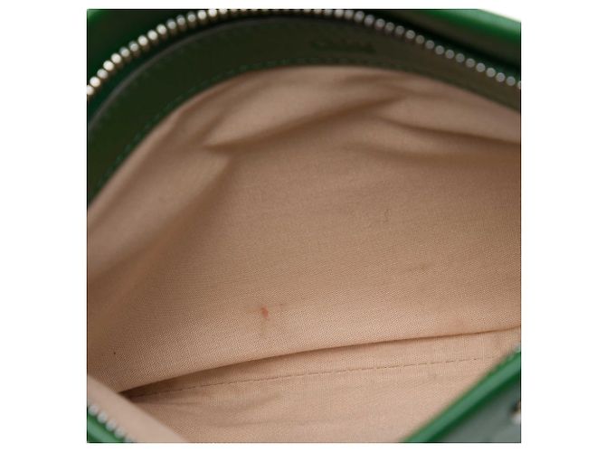 Clutch Mini Roy de piel verde Chloé - vista 4