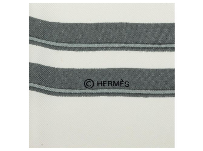 Lenço de seda Hermès White Brides de Gala 90 - vista 3