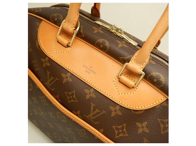 Bolsa Louis Vuitton Monogram Deauville Marrom Monograma - vista 11