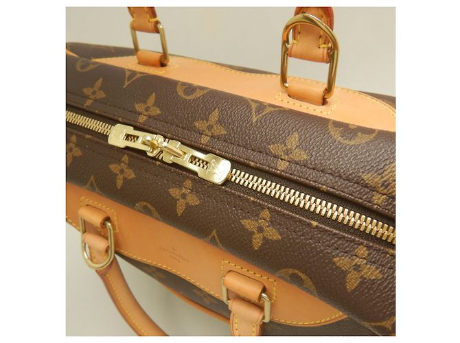 Bolsa Louis Vuitton Monogram Deauville Marrom Monograma - vista 12