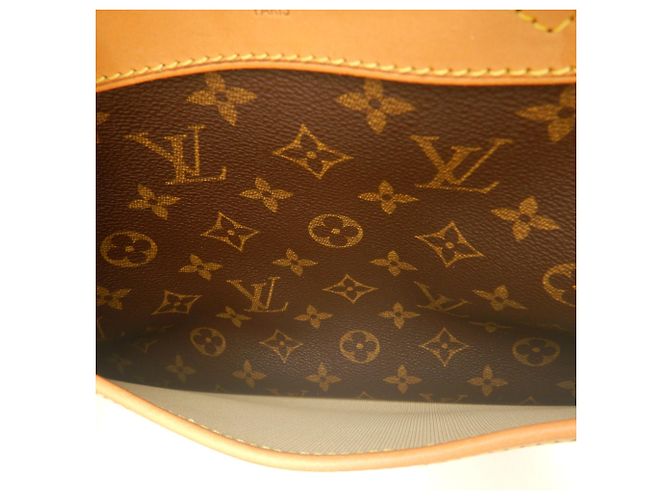 Bolsa Louis Vuitton Monogram Deauville Marrom Monograma - vista 13