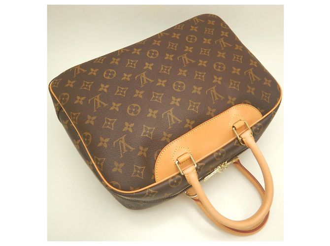 Bolsa Louis Vuitton Monogram Deauville Marrom Monograma - vista 3