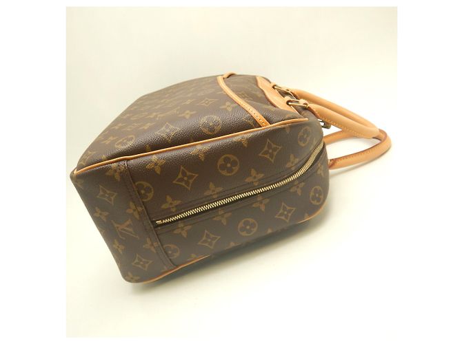 Bolsa Louis Vuitton Monogram Deauville Marrom Monograma - vista 4