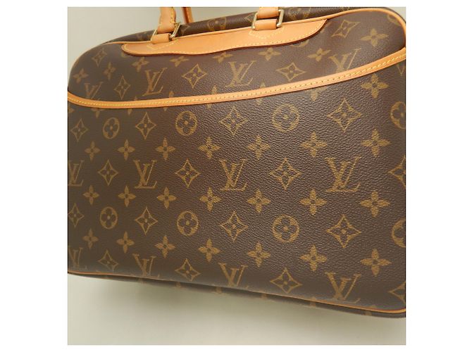 Bolsa Louis Vuitton Monogram Deauville Marrom Monograma - vista 8