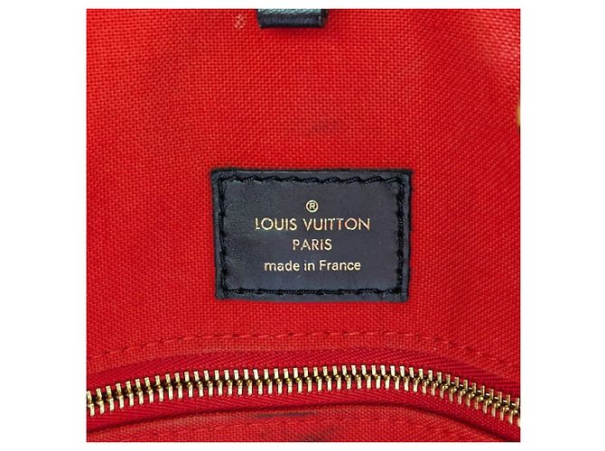 Borsa Tote Louis Vuitton Monogram Giant Reverse OnTheGo MM Marrone Monogramma - vista 8