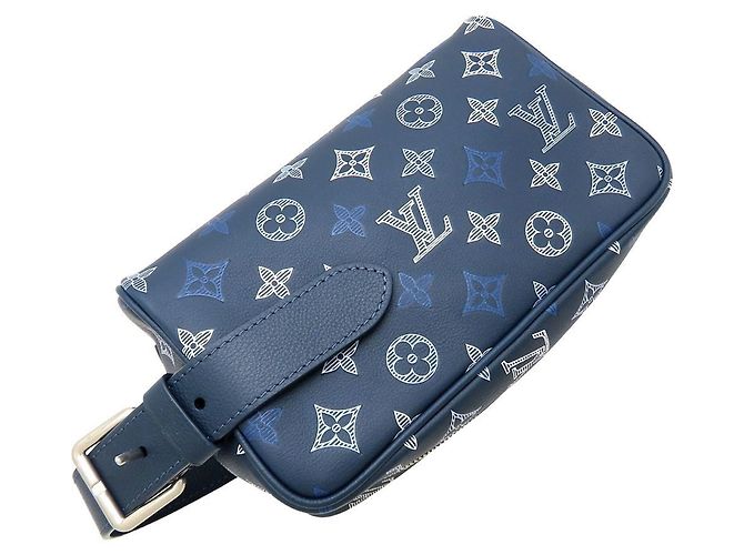 Borsa a pochette Louis Vuitton Monogram Shadow Monogramma - vista 5