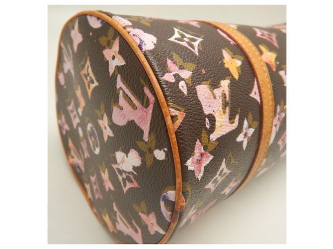 Borsa Louis Vuitton Monogram Watercolor Papillon Marrone Monogramma - vista 13
