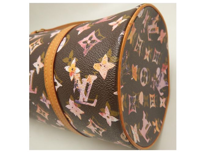 Borsa Louis Vuitton Monogram Watercolor Papillon Marrone Monogramma - vista 14