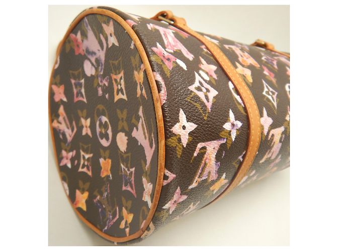 Borsa Louis Vuitton Monogram Watercolor Papillon Marrone Monogramma - vista 15