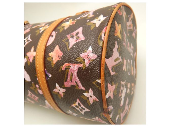Borsa Louis Vuitton Monogram Watercolor Papillon Marrone Monogramma - vista 16