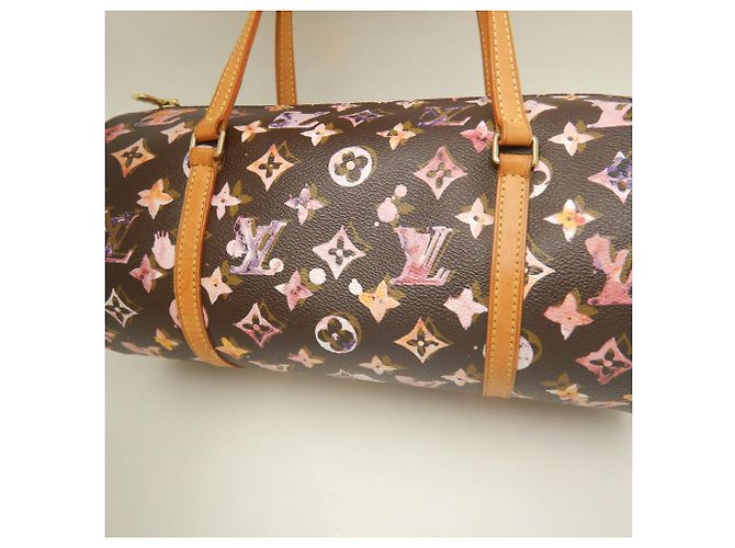 Borsa Louis Vuitton Monogram Watercolor Papillon Marrone Monogramma - vista 6