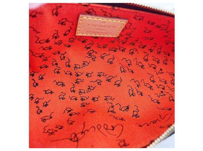 Étui à crayons Louis Vuitton, Trousse Elisabeth GI0357 Marron - vue 9