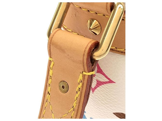 Louis Vuitton Multicolor Sologne Schultertasche Weiß - Ansicht 7