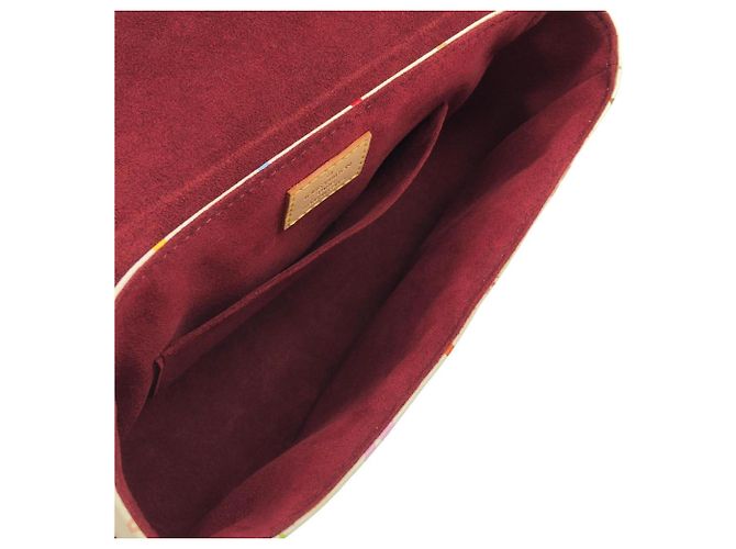 Louis Vuitton Multicolor Sologne Schultertasche Weiß - Ansicht 9