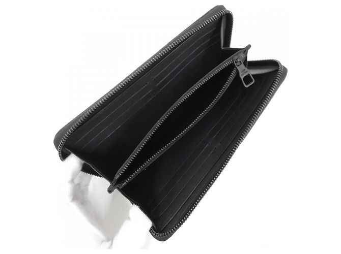 Louis Vuitton Taurillon Monogram Zippy Wallet Black - view 5