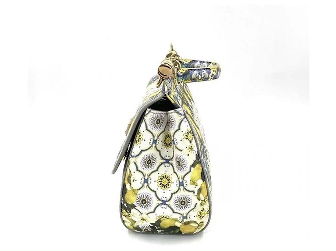 Bolso Dolce & Gabbana Sicily Estampado de Limones Blanco Azul Verde Amarillo - vista 5