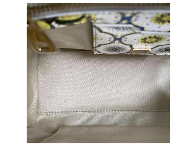 Bolso Dolce & Gabbana Sicily Estampado de Limones Blanco Azul Verde Amarillo - vista 9