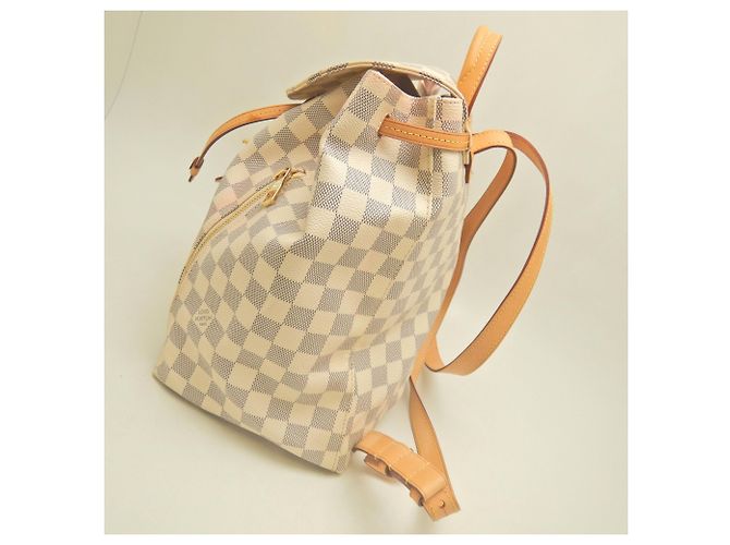 Louis Vuitton Damier Azur Speron Backpack Blue - view 3