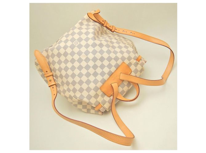 Louis Vuitton Damier Azur Speron Backpack Blue - view 4