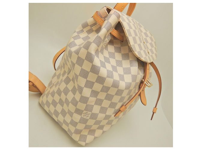 Louis Vuitton Damier Azur Speron Backpack Blue - view 8