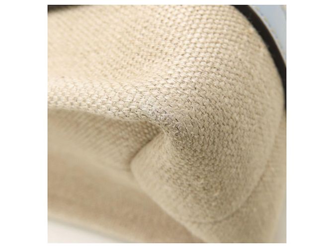 Borsa a mano Chloé Woody Small Tote Bianco Blu chiaro - vista 13