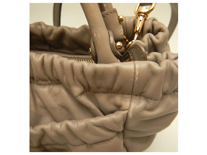 Borsa 2-Way Salvatore Ferragamo Vara Ribbon Beige - vista 10