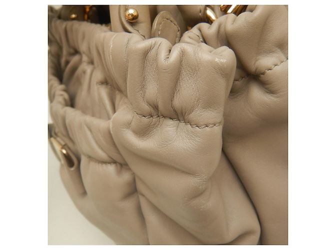 Borsa 2-Way Salvatore Ferragamo Vara Ribbon Beige - vista 11