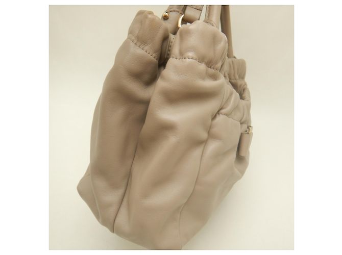 Borsa 2-Way Salvatore Ferragamo Vara Ribbon Beige - vista 12