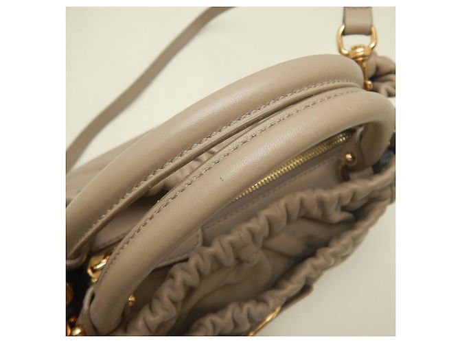 Borsa 2-Way Salvatore Ferragamo Vara Ribbon Beige - vista 13