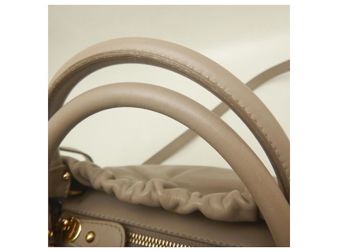 Borsa 2-Way Salvatore Ferragamo Vara Ribbon Beige - vista 14